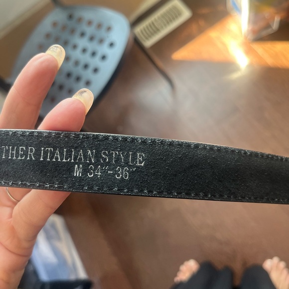 Leather men’s belts - Picture 3 of 5